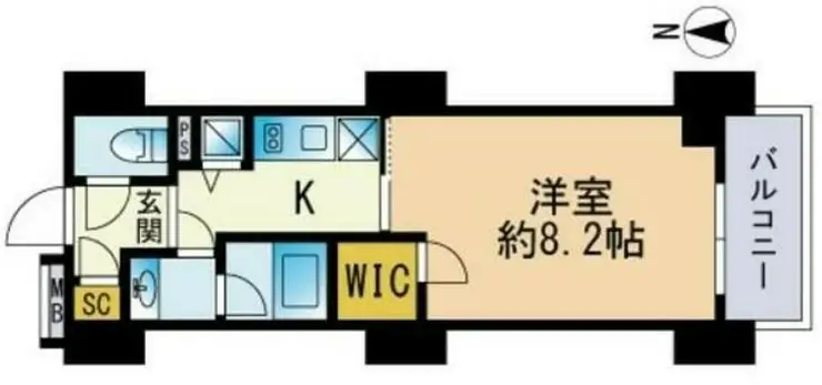 セレニティコート渋谷神泉 12階階 間取り