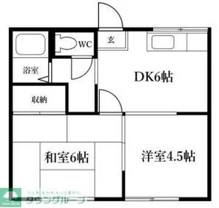 マーサ三春 1階階 間取り