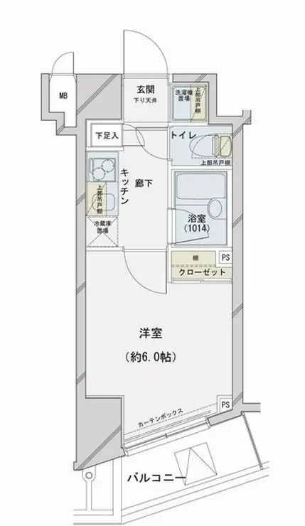 コンシェリア文京根津 6階階 間取り