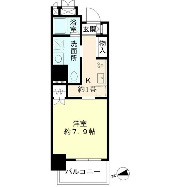 豊洲シエルタワー 5階階 間取り