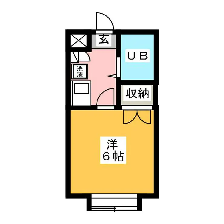 ライジングヤマコ桜木 1階階 間取り