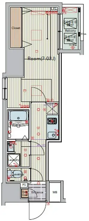 ビバリーホームズ横浜南太田 2階階 間取り