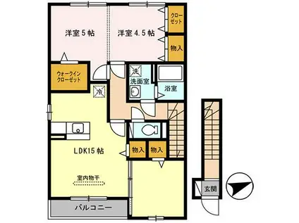 ルーチェモルト(3LDK/2階)の間取り写真