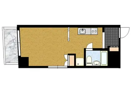 センチュリー東上野(1K/6階)の間取り写真