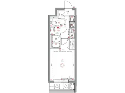 ユリカロゼ成増(1K/3階)の間取り写真