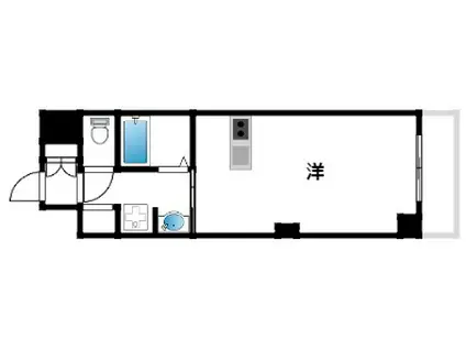 MAYA HAUS(ワンルーム/2階)の間取り写真