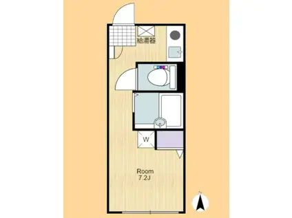 サンアベニュー成増(ワンルーム/2階)の間取り写真