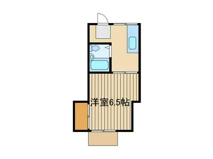 メゾンド石神井(1K/1階)の間取り写真