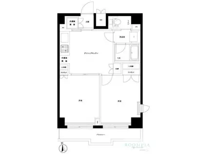 ルーブル鷺宮六番館(2DK/7階)の間取り写真