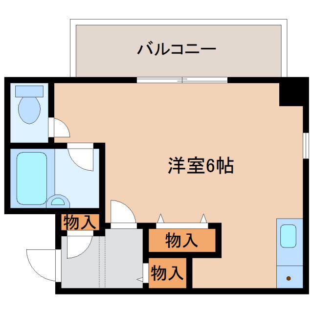 グランハート藤ヶ丘(1K/1階)の間取り写真