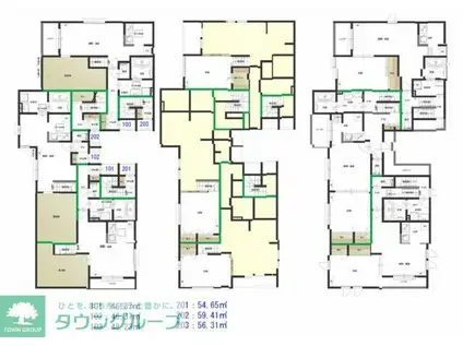 グランオネスト中町(1LDK/1階)の間取り写真
