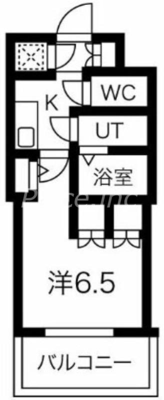 アルティザ淡路駅東(1K/5階)の間取り写真