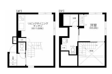 ブライト住吉(1LDK/4階)の間取り写真