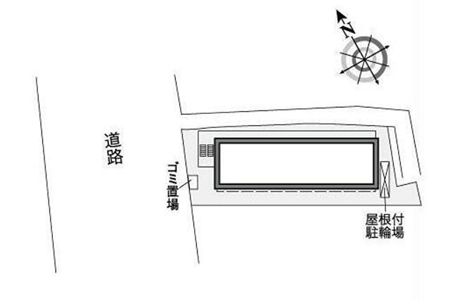 レオパレスグレイスSHINO(1K/2階)の間取り写真