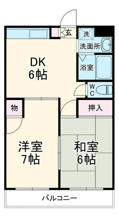 エステートピア三咲 2階階 間取り