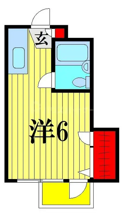 ロアール亀有 5階階 間取り