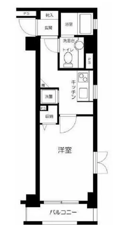 スカイコート神田壱番館 2階階 間取り