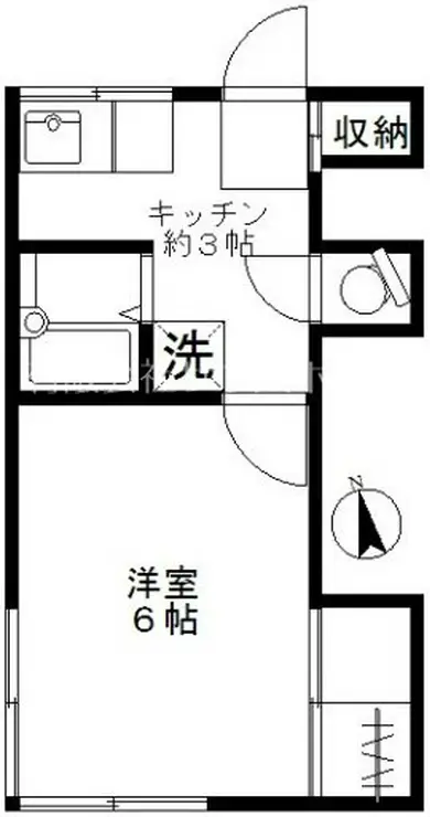 かすみ荘 2階階 間取り