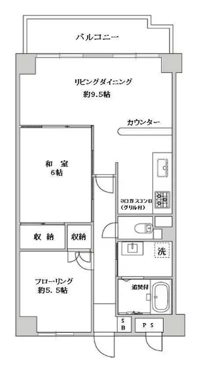 エフワンマンション 3階階 間取り