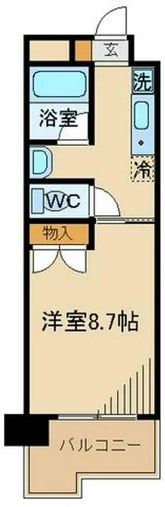 オクトフラッツK 5階階 間取り