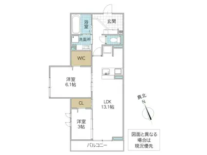 DS LIEN F F号地(2LDK/3階)の間取り写真