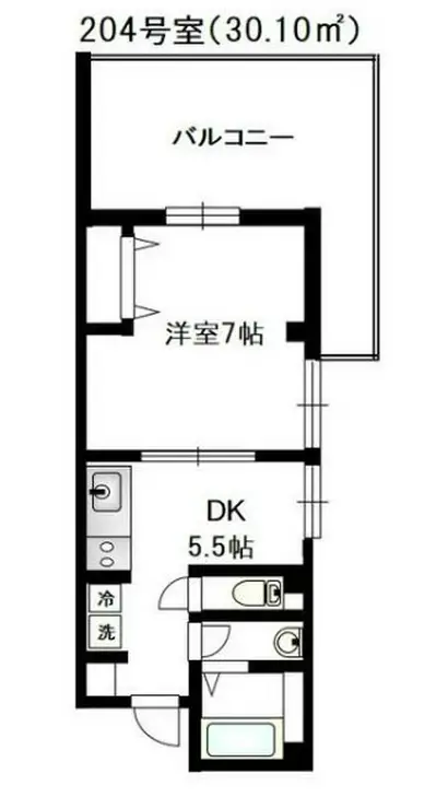 グリーンピア三ツ沢 2階階 間取り