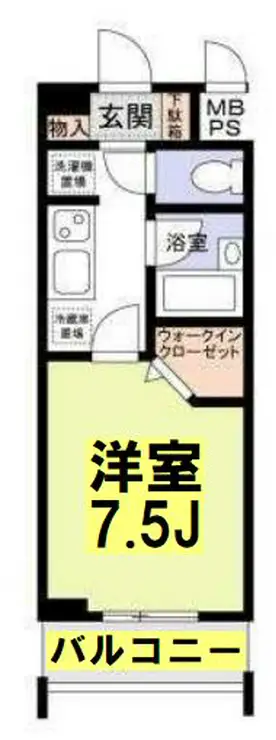 ヴィラ・ロクロー 2階階 間取り