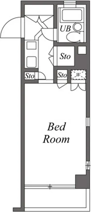 キューブ浜田山 3階階 間取り
