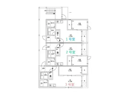 メゾンクレール博多南参番館(1LDK/2階)の間取り写真