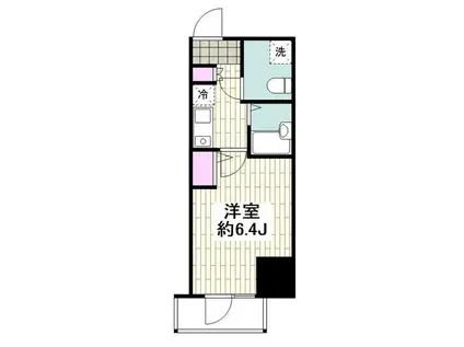 リヴシティ横浜東ベイサイド(1K/7階)の間取り写真