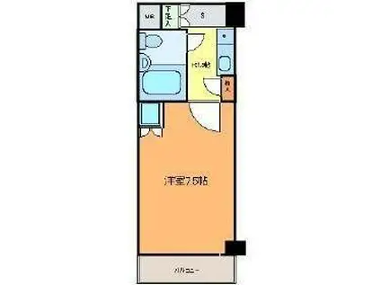 グローリア初穂桜台II(1K/2階)の間取り写真