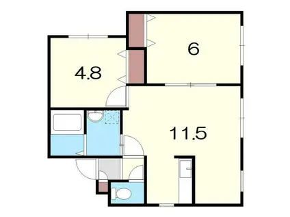 BMハウス(2LDK/3階)の間取り写真