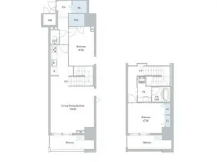 ロイジェント日吉(2LDK/2階)の間取り写真