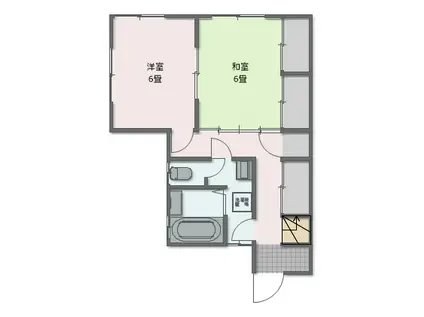 パル和光(3DK/2階)の間取り写真