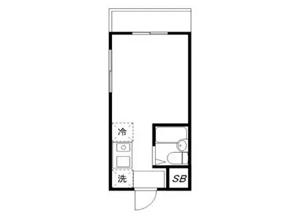 スカイコート後楽園第3(1K/4階)の間取り写真