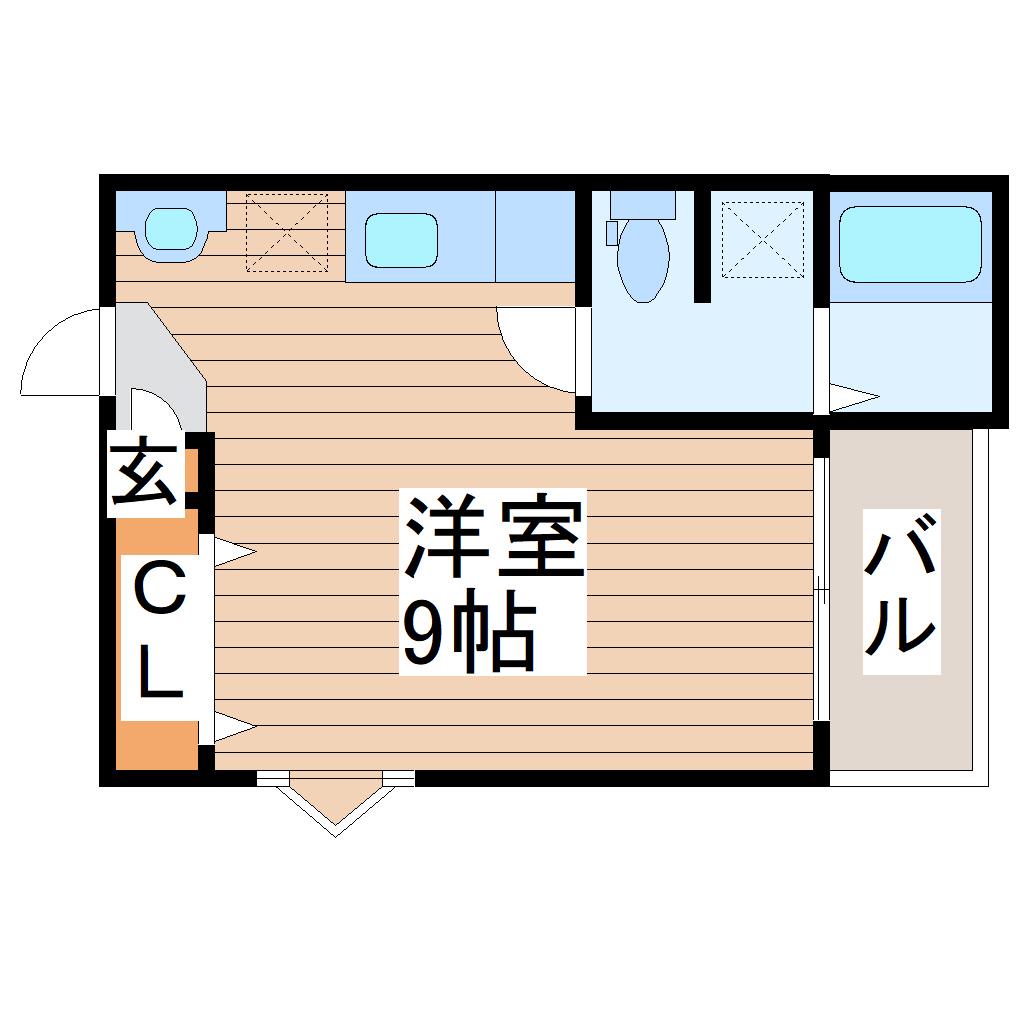 REGALEST ADVANCE太子堂I(ワンルーム/1階)の間取り写真