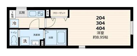 ゲート レジデンスミタカ(1K/3階)の間取り写真