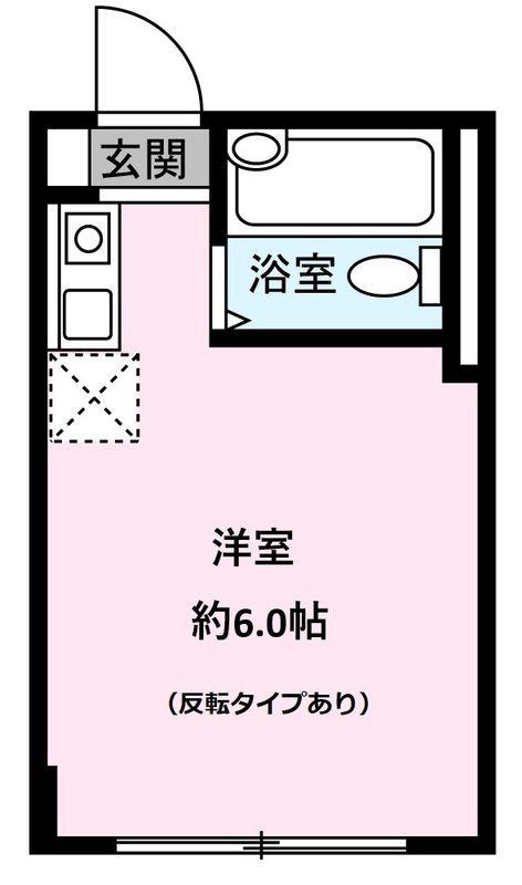 エトワール赤堤(ワンルーム/1階)の間取り写真
