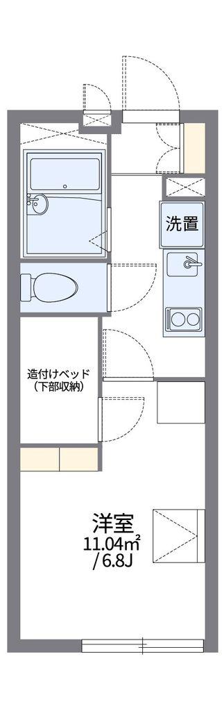 レオパレスプランタン(1K/3階)の間取り写真