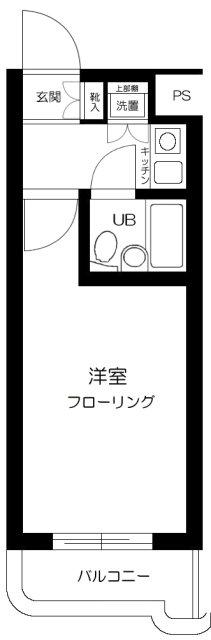 日神パレス永福町(1K/3階)の間取り写真