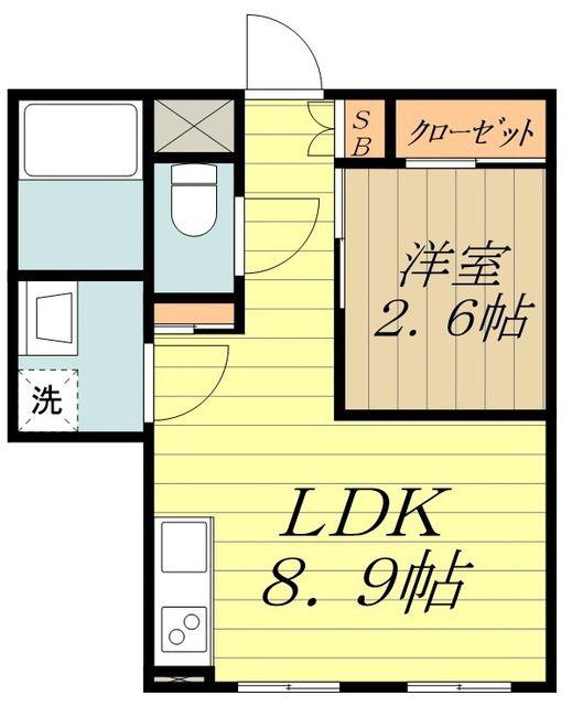 アール吉祥寺(1LDK/3階)の間取り写真