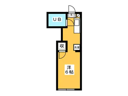 メゾン日吉(ワンルーム/2階)の間取り写真