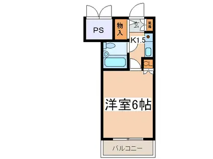 クリオ相模原弐番館(1K/1階)の間取り写真