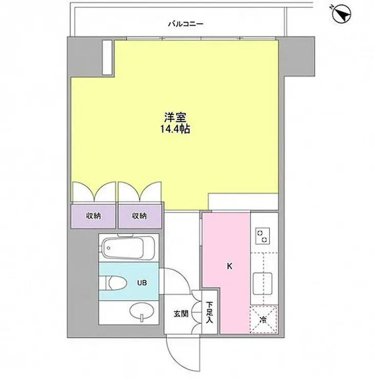フォレストタウン参宮橋 12階階 間取り