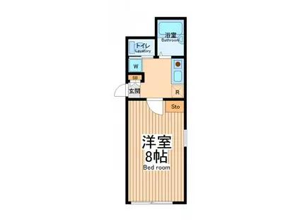 ピリエ池上新町(1K/3階)の間取り写真