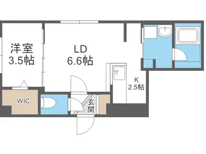 RENOA OYACHI(1LDK/4階)の間取り写真