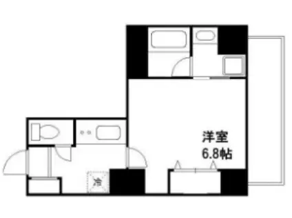 ラスパシオ東陽町レジデンス(1K/6階)の間取り写真