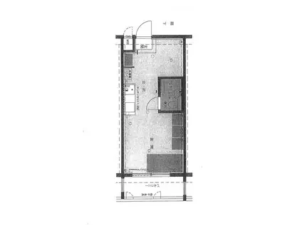 フレックス天神(ワンルーム/2階)の間取り写真