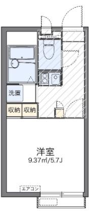 レオパレストリメゾン(1K/1階)の間取り写真