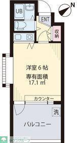 アティクス吉祥寺(ワンルーム/1階)の間取り写真